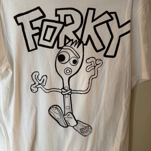 NWOT Disney Pixar Toy Story 4 "Forky" Tee Size Small - Picture 3 of 5